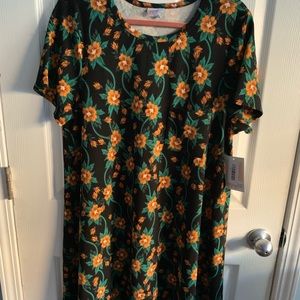 LuLaRoe Carly Dress - Large (Thick Material)